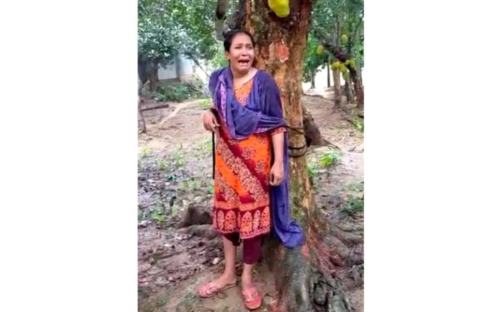 কালিহাতীতে ক্ষোভে নারীকে গাছে বাঁধলেন স্বজনেরা